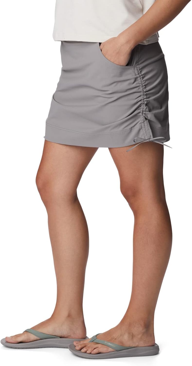 Columbia Women's Anytime Casual Skort Light Grey Small