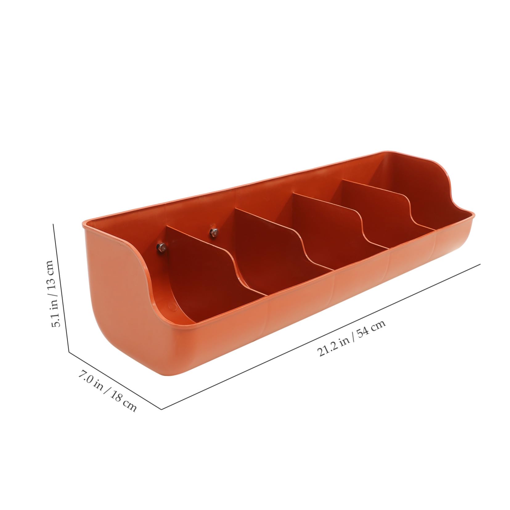 Mangiatoia Plastica per Suini con Scomparti Vasca Alimentazione per Porcellini e Bestiame Duratura e Sicura con Bordi Arrotondati per Allevamenti Suini e Fattorie