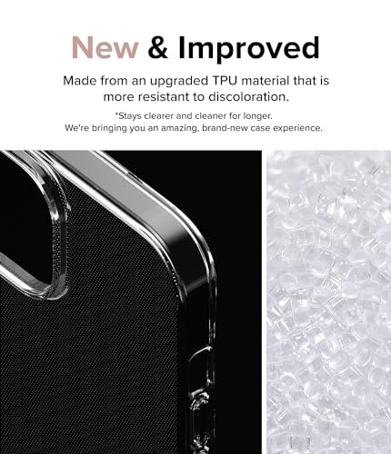Image of Ringke Air Compatible with iPhone 15 Case Cover Transparent Lightweight Soft Flexible TPU Scratch Resistant Natural Form iPhone 15 Back Cover - Glitter Clear