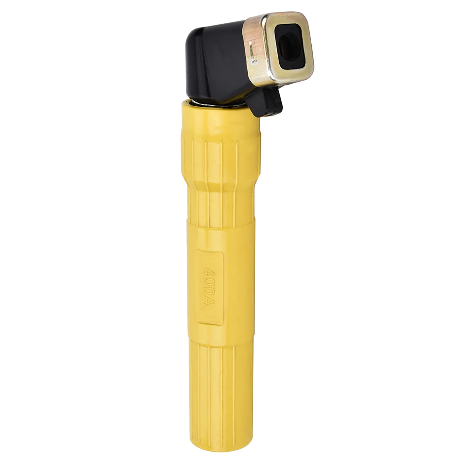 Welding Electrode Clamp Electrode Holder Utensil Pliers Display Holder Poster Stand for Welding Device, Welding Electrode Holder (Yellow)