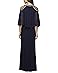 Alex Evenings Long Chiffon Cold-Shoulder Popover Dress - #2 of 2