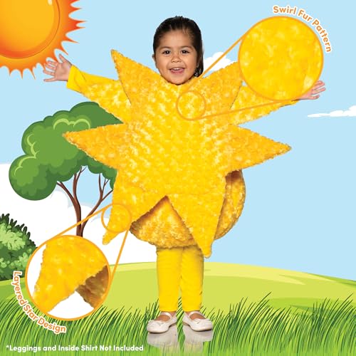 Disfraz de sol de peluche para niños pequeños miniatura 3