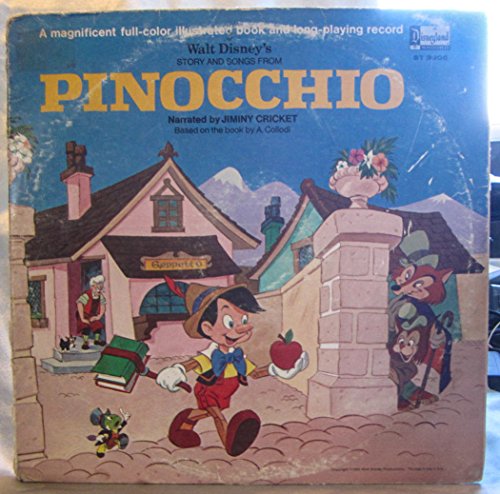 Pinocchio, Walt Disney's Story and Songs from Pinocchio - Vinyl Record Pinocchio, Walt Disney's Story and Songs from Pinocchio - Vinyl Record