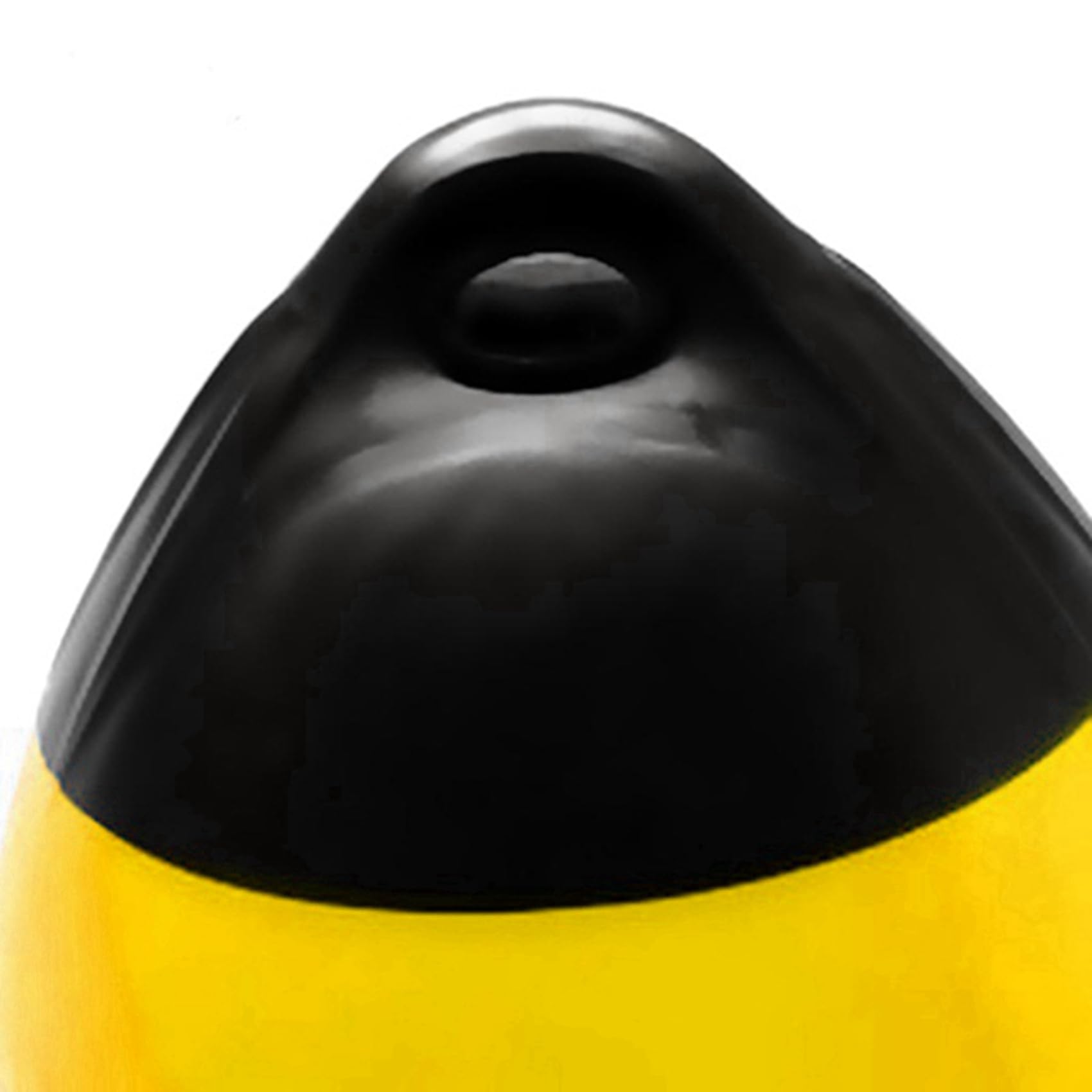 Lot de 5 bouées d'ancrage rondes en PVC robuste pour bateau - Bouée de protection gonflable - Jaune