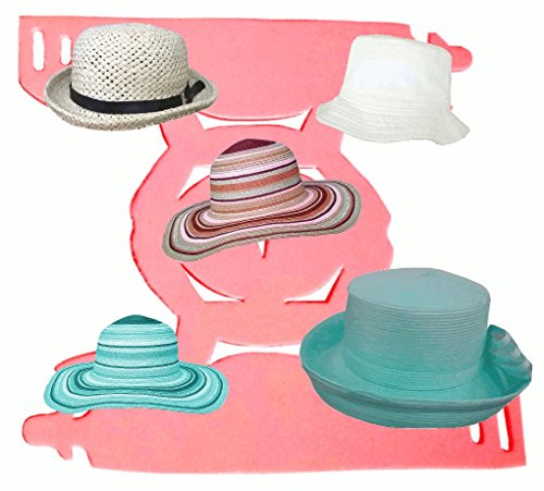 1 Pk. Pink-Deluxe Floppy and Bucket Hat Shaper | Hat Liner| Fashion Hat Storage Travel Acc.| Hat Cleaning, Storage Aide| Hat Dome Panel Support | Hat Blocking Aide| Menâ€™s and Ladyâ€™s Hats| 100% MBG