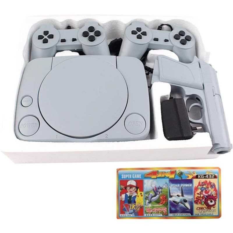 MABRON Combo C522 - Super 8-Bit TV Video Game Console: Includes 2 Controllers & 1 Laser Gun & Super U Box MD 16-Bit HD TV Game Box: A Multimedia Powerhouse with Classic 16-Bit Games 1