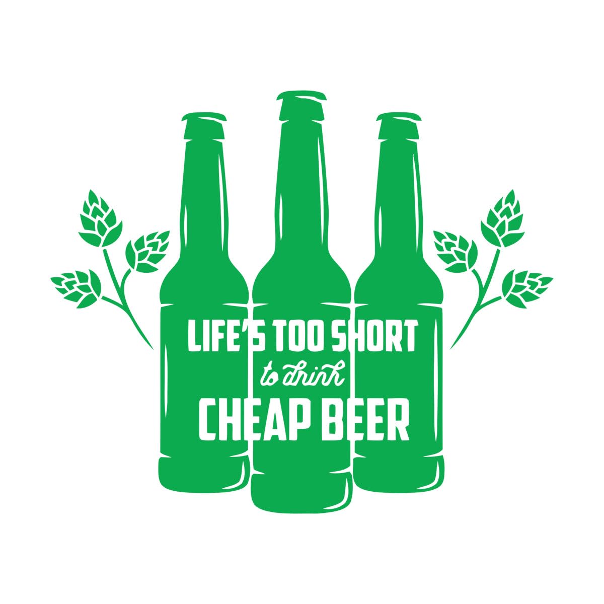 Beer Wall Decal Beer Sticker Drink Wall Decal Window Decor Sticker Vinyl Letter Beer Quotes Wall Sticker Beer Lovers Decal Large - 56x67cm