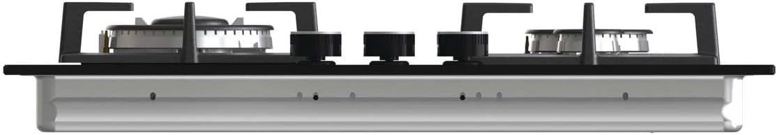 Hisense - GG633B, Piano cottura a gas, 3 fuochi, 60 cm, griglia in ghisa e vetro temperato nero, autoaccensione incorporata nei comandi, sicurezza GasStop, facile pulizia Hisense - GG633B, Piano cottura a gas, 3 fuochi, 60 cm, griglia in ghisa e vetro temperato nero, autoaccensione incorporata nei comandi, sicurezza GasStop, facile pulizia