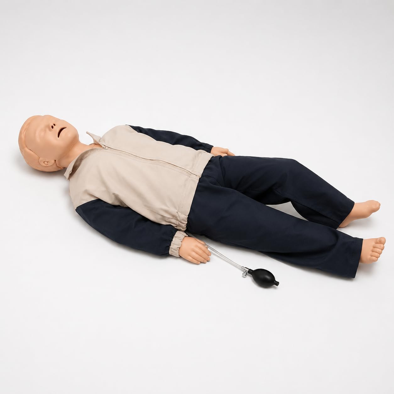Maniquí de RCP para niños, modelo de entrenamiento profesional de cuerpo completo para práctica de primeros auxilios para bebés y niños