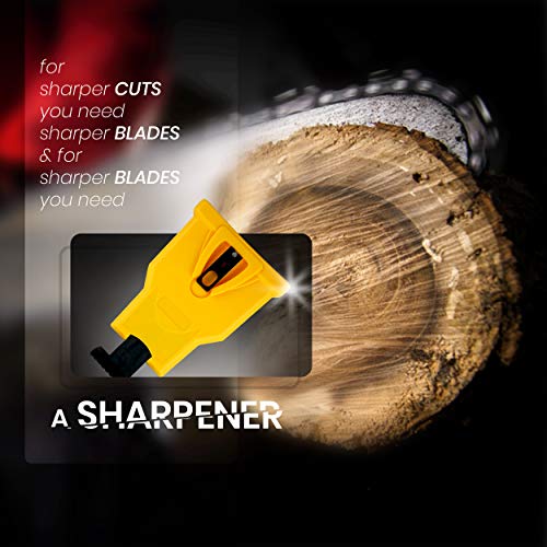 Chainsaw Sharpener Value KIT | Powersharp Chain Saw Blade sharpeners + Electric Drill Bit Files + Sharpening Stone file Grinder bits kit.Sthil,