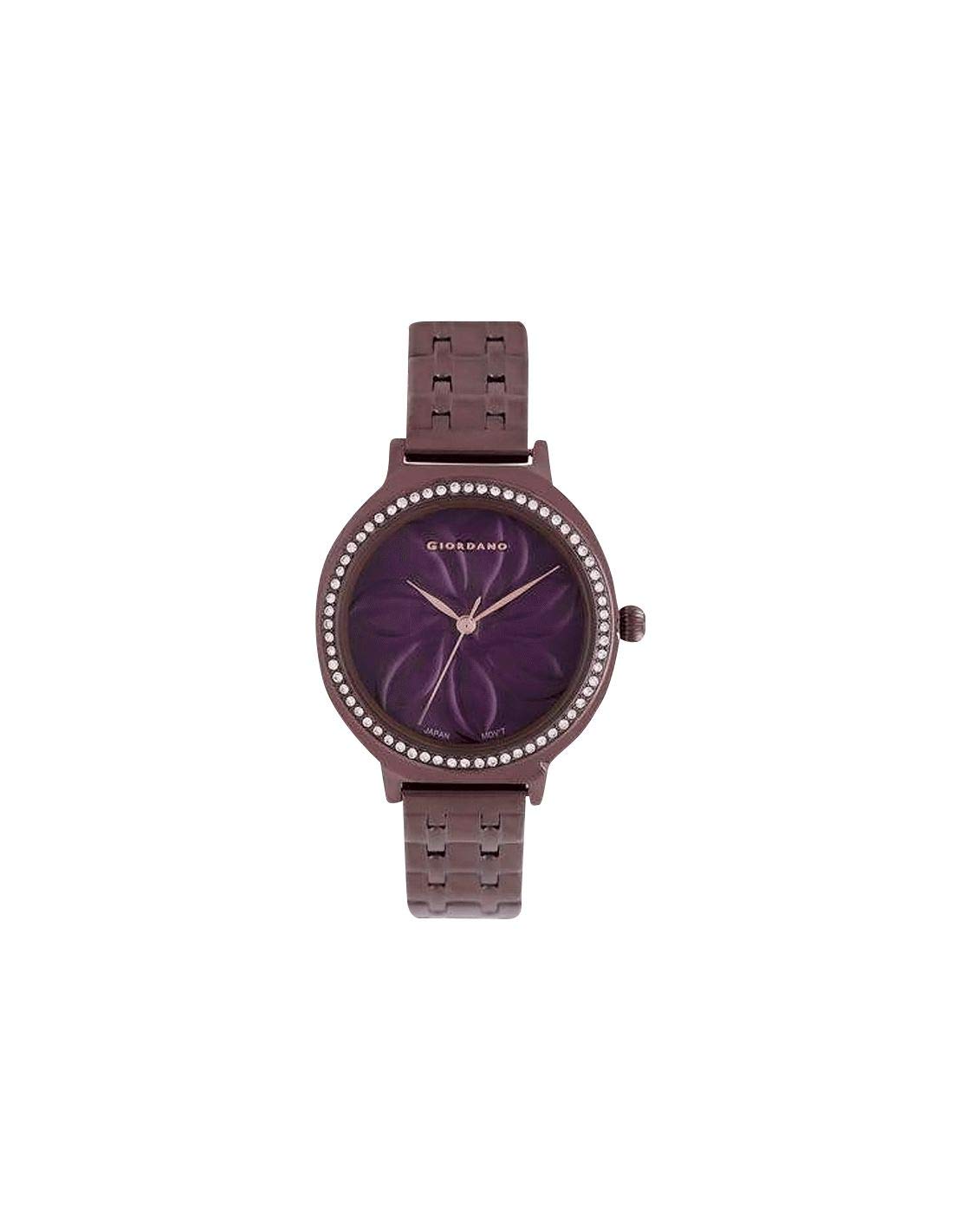 Giordano Analog Purple Dial Womens Watch (B07Y648ZZF) Amazon Price History, Amazon Price Tracker