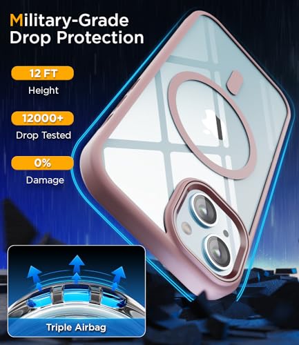 Coque iPhone 15 MagSafe ne jaunit pas protection fine
