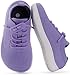 WHITIN Barefoot Shoes for Kids Size 12 12W Girls Wide Toe Box Width Zero Drop Tennis Minimalist Fashion Walking Running Sneakers Purple 30