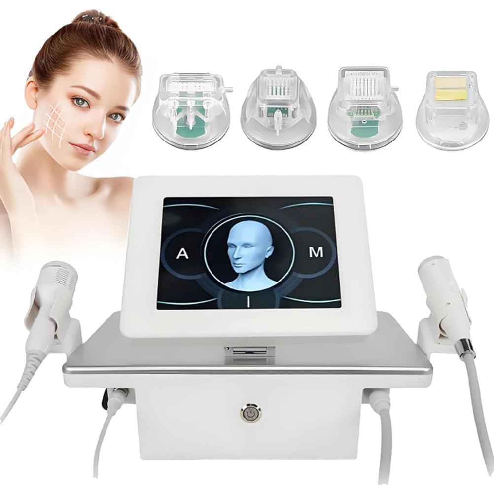 BCBKD Macchina Portatile per Microneedling - Dispositivo di Rassodamento della Pelle RF E Dermapen - Anti-Invecchiamento, Riduzione delle Rughe, Booster di Collagene per Salone Viso E Corpo