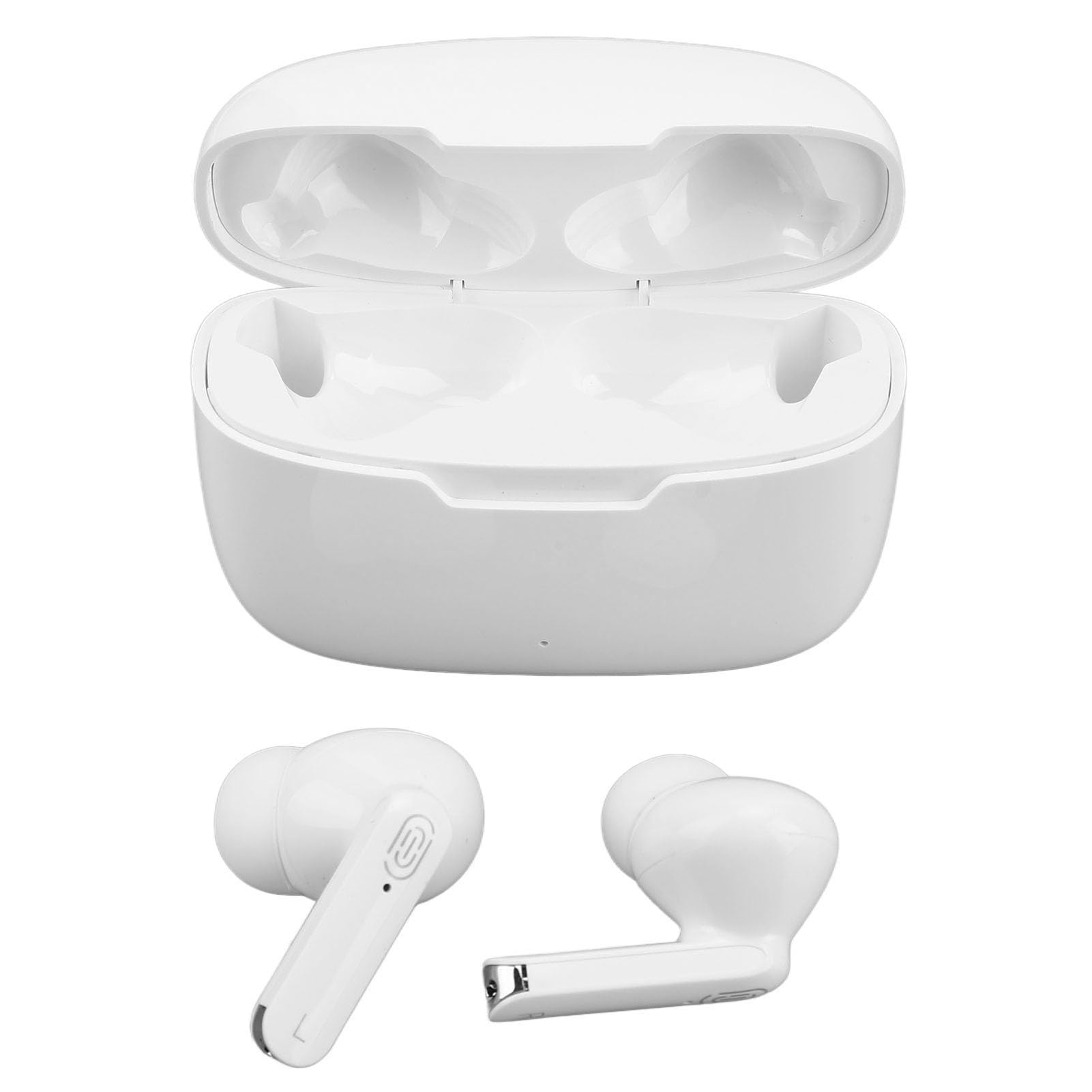 AI Translation Earbuds Real Time, 144 Language Translator Earbuds with Charging Case, Translation Headphones Translating Device for Travel Business Learning (White)