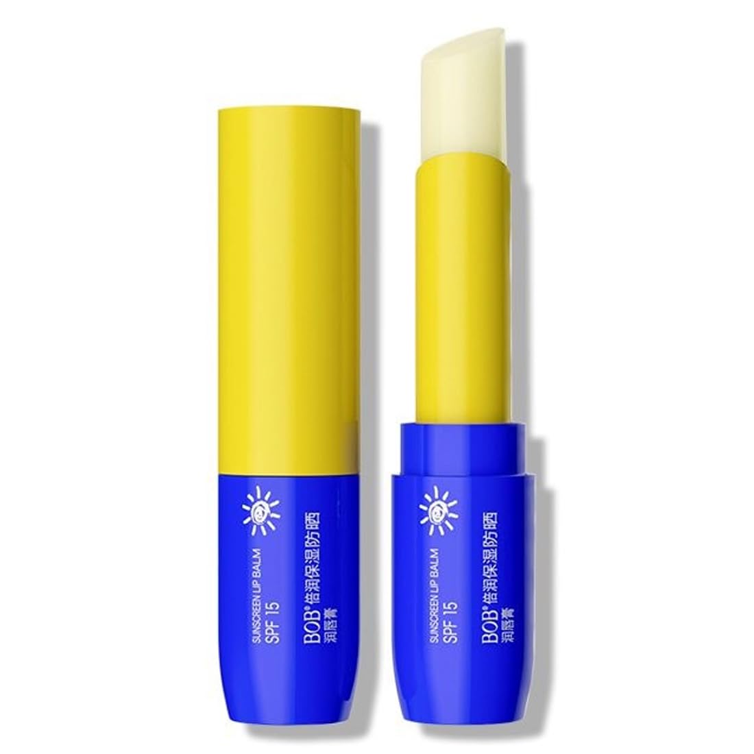 Protector Solar Labial SPF 15, Protector solar labial, Bálsamo Fotoprotector UVA/UVB | Hidratación 24h & Efecto Volumen Natural | Con Manteca de Karité | Para Labios y | Resistente al Agua.
