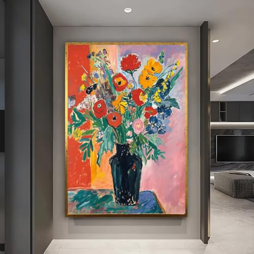 Affiche et impression sur toile AEFOUU décoration murale fleurie - 4