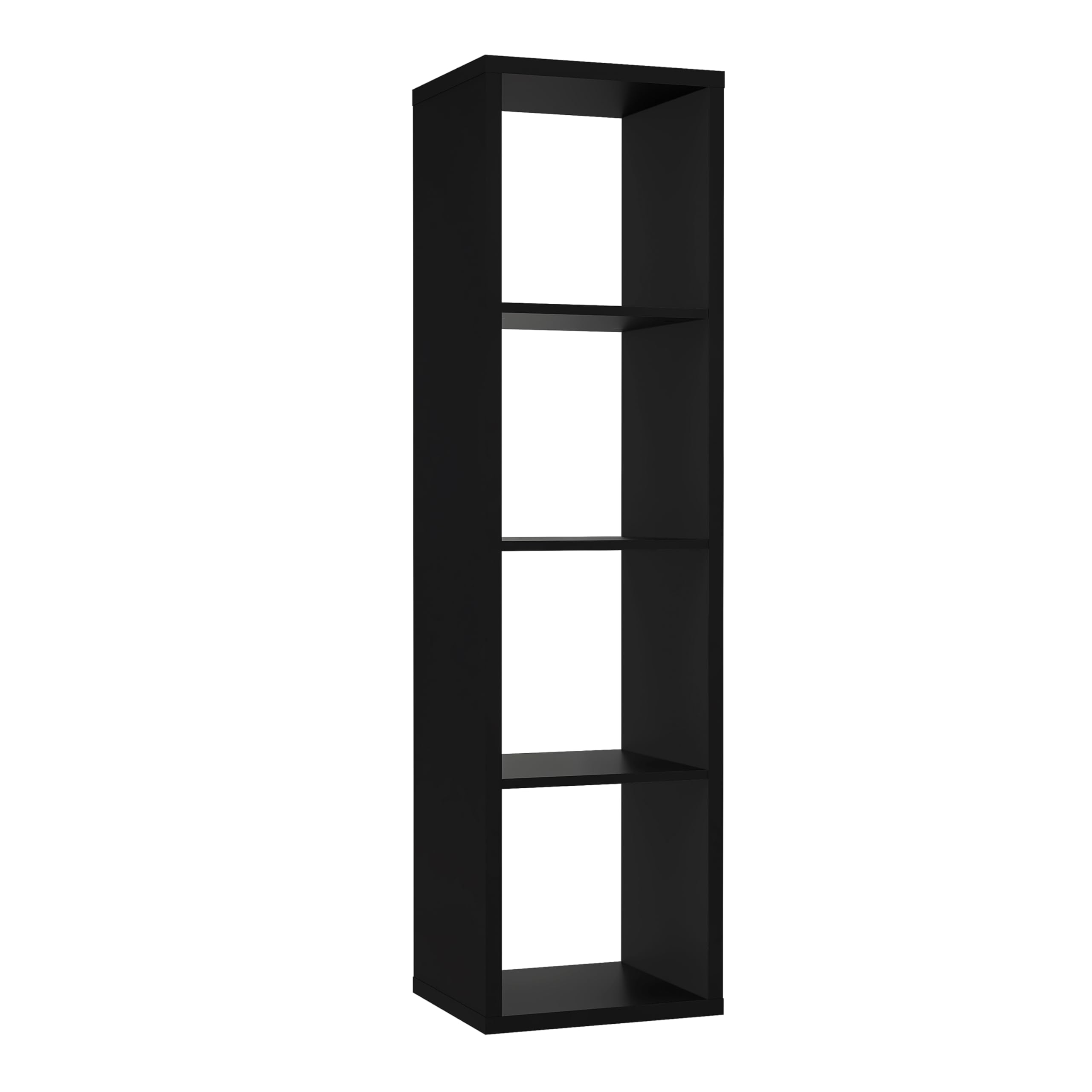 Furniture To Go Mauro 3 Shelves Storage Unit in Matt Black