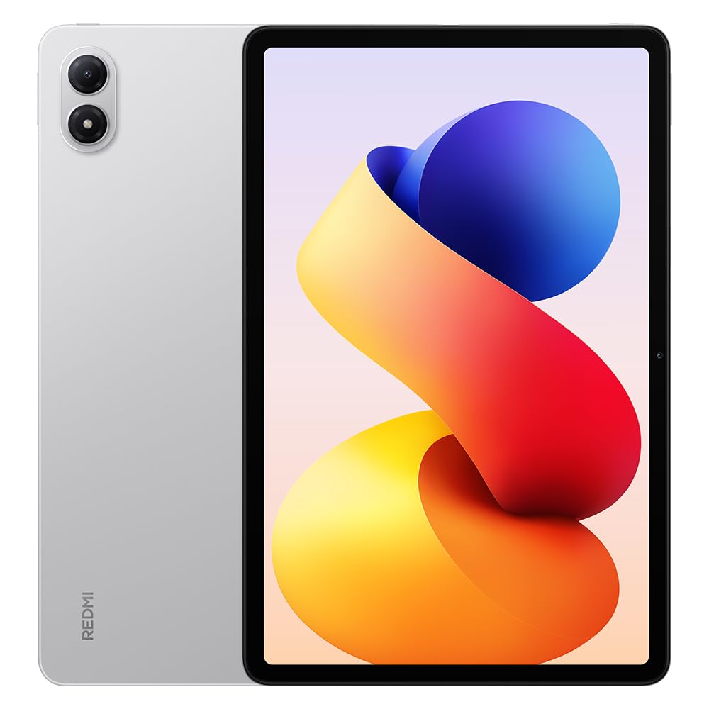 XIAOMI Redmi Pad 2 Pro Tablet, 8+256GB, 12,1-calowy wyświetlacz HD 2,5K, 12000 mAh (typowa wartość), bateria o dużej pojemności, wersja WiFi, w zestawie ładowarka (srebrno-biała).