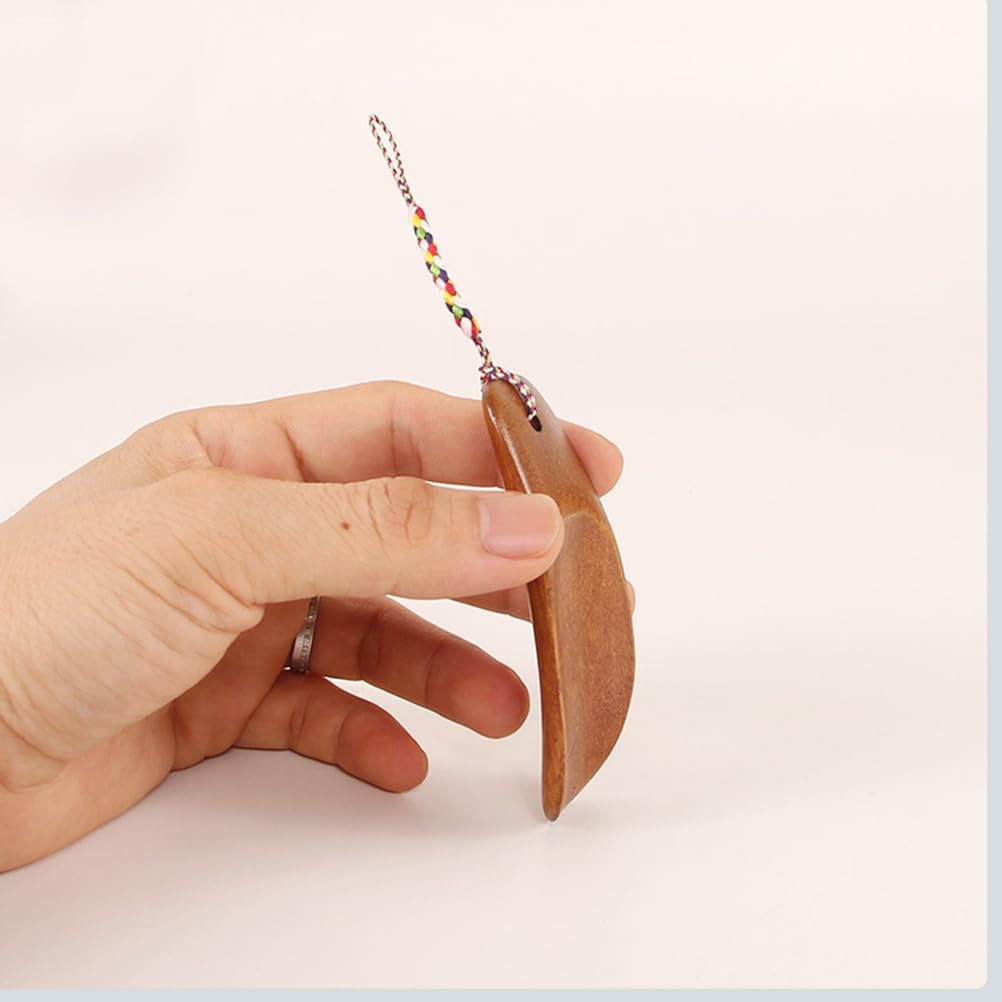 Wooden Shoe Horn with Hanging Strap Portable Shoehorn for Travel Smooth Shoe Helper for Men Women Kids Compact Spoon for Easy Sliding 3.34 X 1.29 X 0.19 in