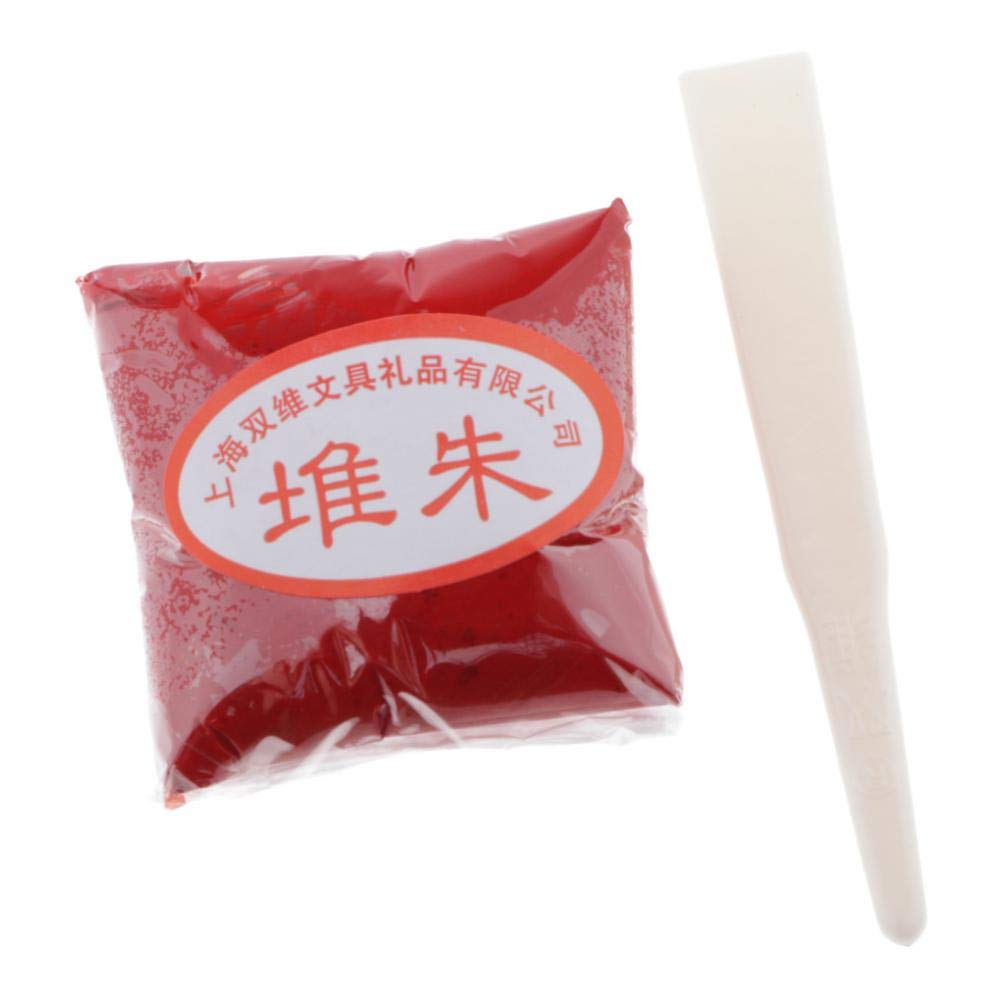 Amazon | 約30g入り 朱肉 印泥 赤口 公用朱肉 シール インク パッド 