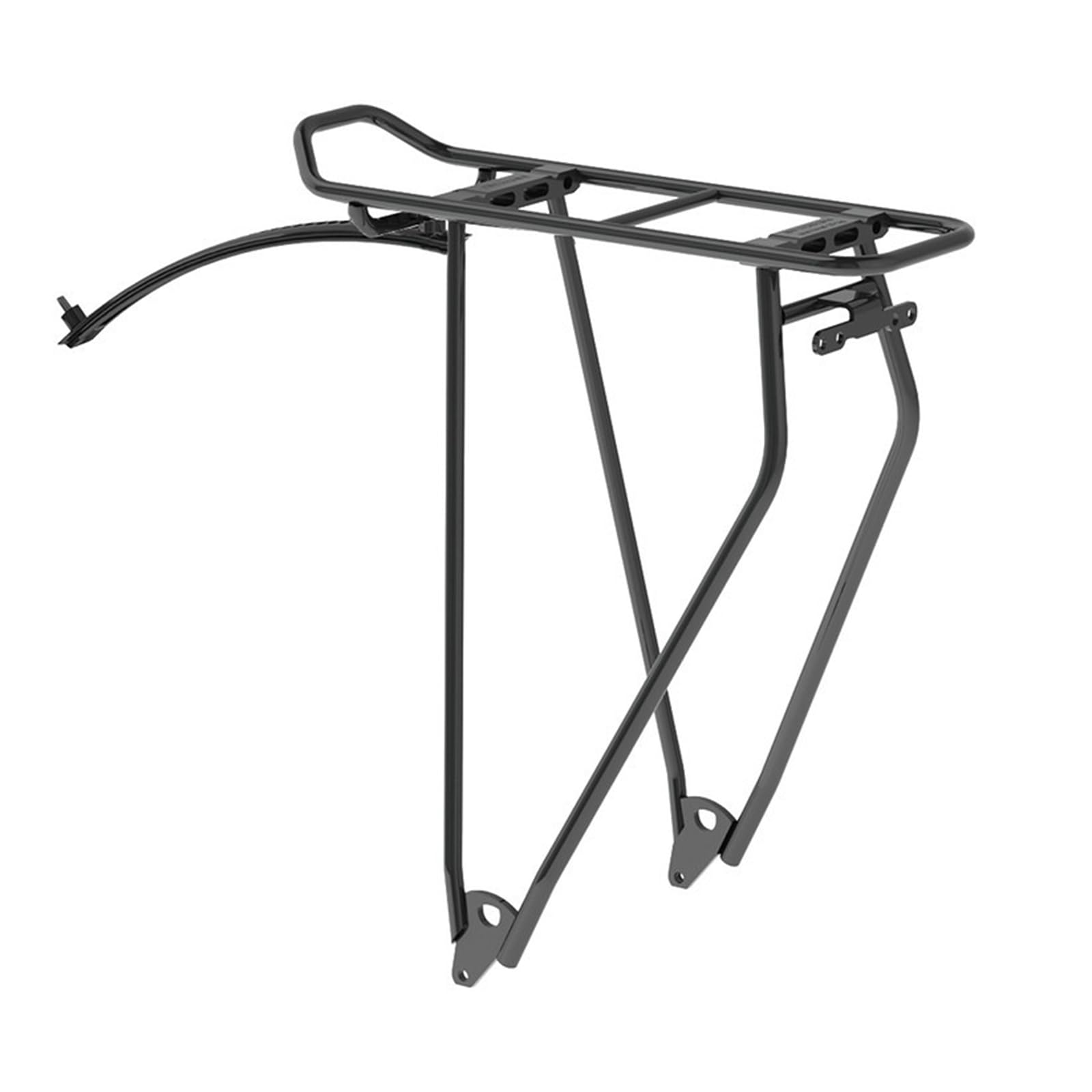 Racktime Unisex – Erwachsene Boostit IMM Gepacktrager, schwarz, 1size