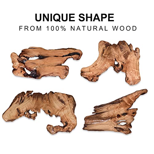 Bteobfy Natural Wood Coffee Table, Natural Edge Cocktail Table, Living Room Coffee Table With Clear Lacquer Finish And Metal Hairpin Legs For Living Room,16" Tall Mesa De Centro Para Sala #TOP4