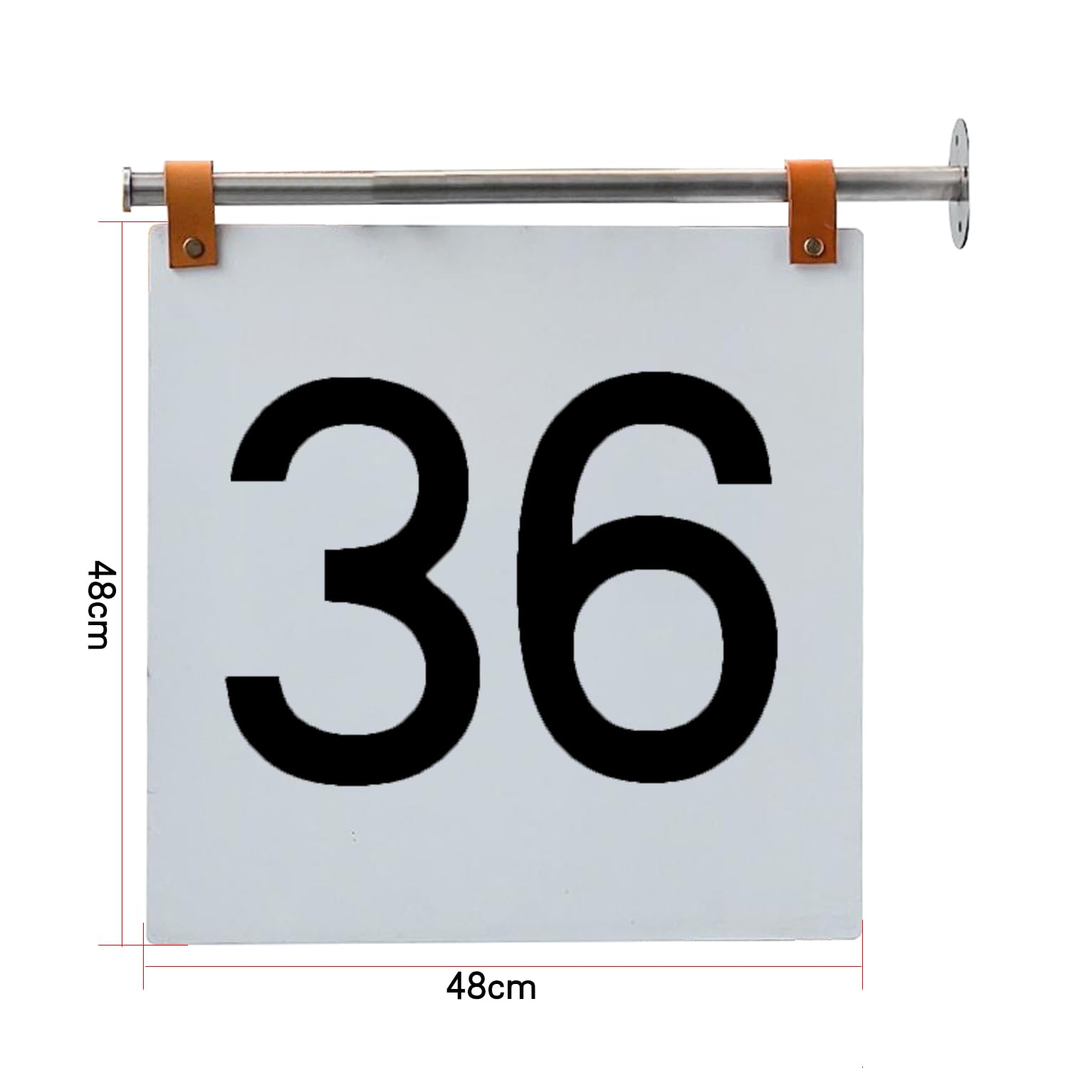 Letrero De Dirección Personalizado Con Soporte De Pared, Placas Acrílicas De Doble Cara Para Dirección De Casa Personalizado, Letreros Colgantes Metal Con Tornillos Para Casa, Hotel, Hogar