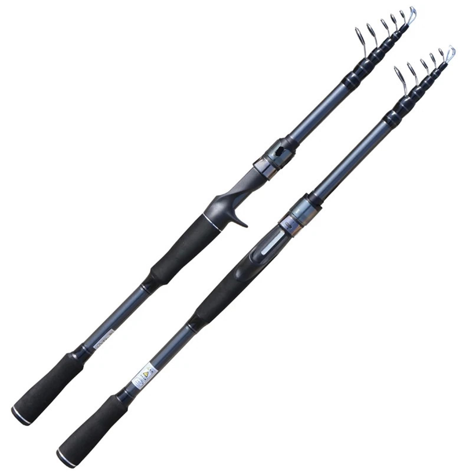 Canna da pesca Canna da pesca con richiamo telescopico 1.8/2.1/2.4/2.7/3.0M ultraleggera in fibra di carbonio peso esca 8-18G