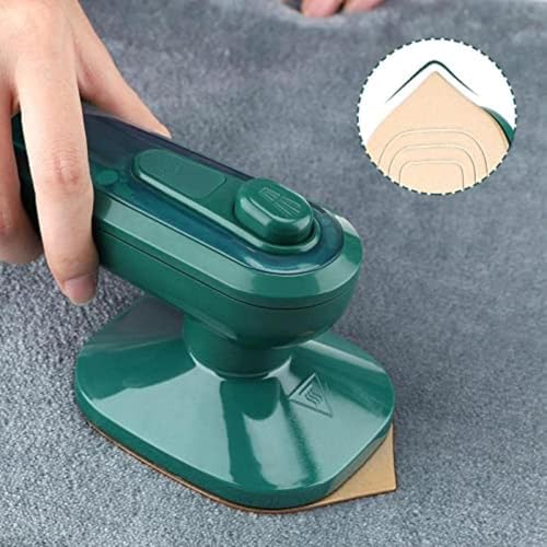 Image of DRUMSTONE (Luxurious 5 Year Warranty) Portable Mini Steam Iron for Clothes - Handheld Stainless Steel Garment Steamer, Compact Travel-Friendly Fabric Press for Home, Office & Daily Use MULTICOLOR