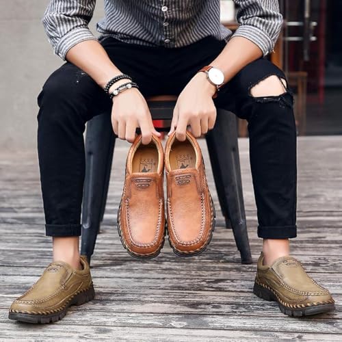 Loafers Casual Soft Flat Walking Men's Slip on Driving Shoes2