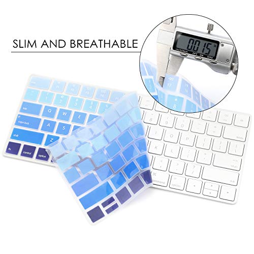 Allinside Ombre Blue Cover For Apple Magic Keyboard (Mla22Ll/A) With Us Layout #TOP3