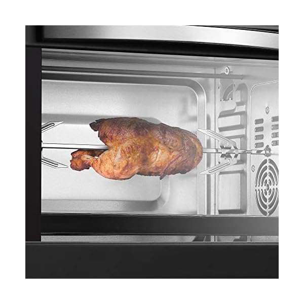 Grunkel – HR-63RMRUSTI – Horno eléctrico multifunción de sobremesa de 63l  con 3 funciones de calor y selector de… – Mundo Electro Mueble