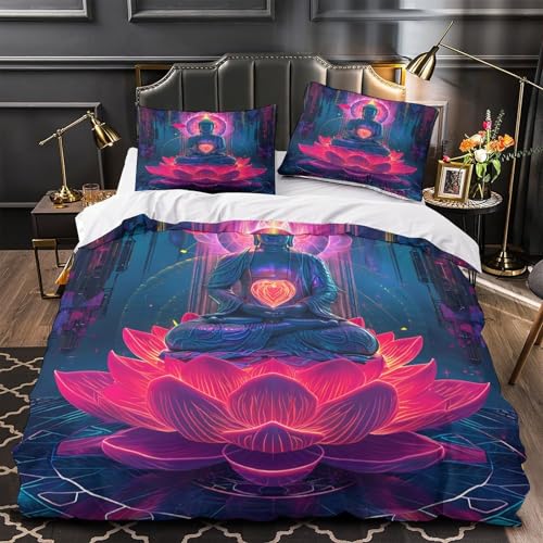 Housse de couette douce effet 3D motif brocoli en microfibre résistante