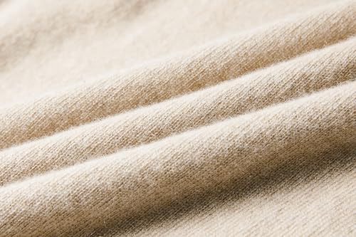 Image of EURKEA Women's Turtleneck 100% Cashmere Sweater, Long Sleeves Pullover Winter Top for Women, Gift Ready