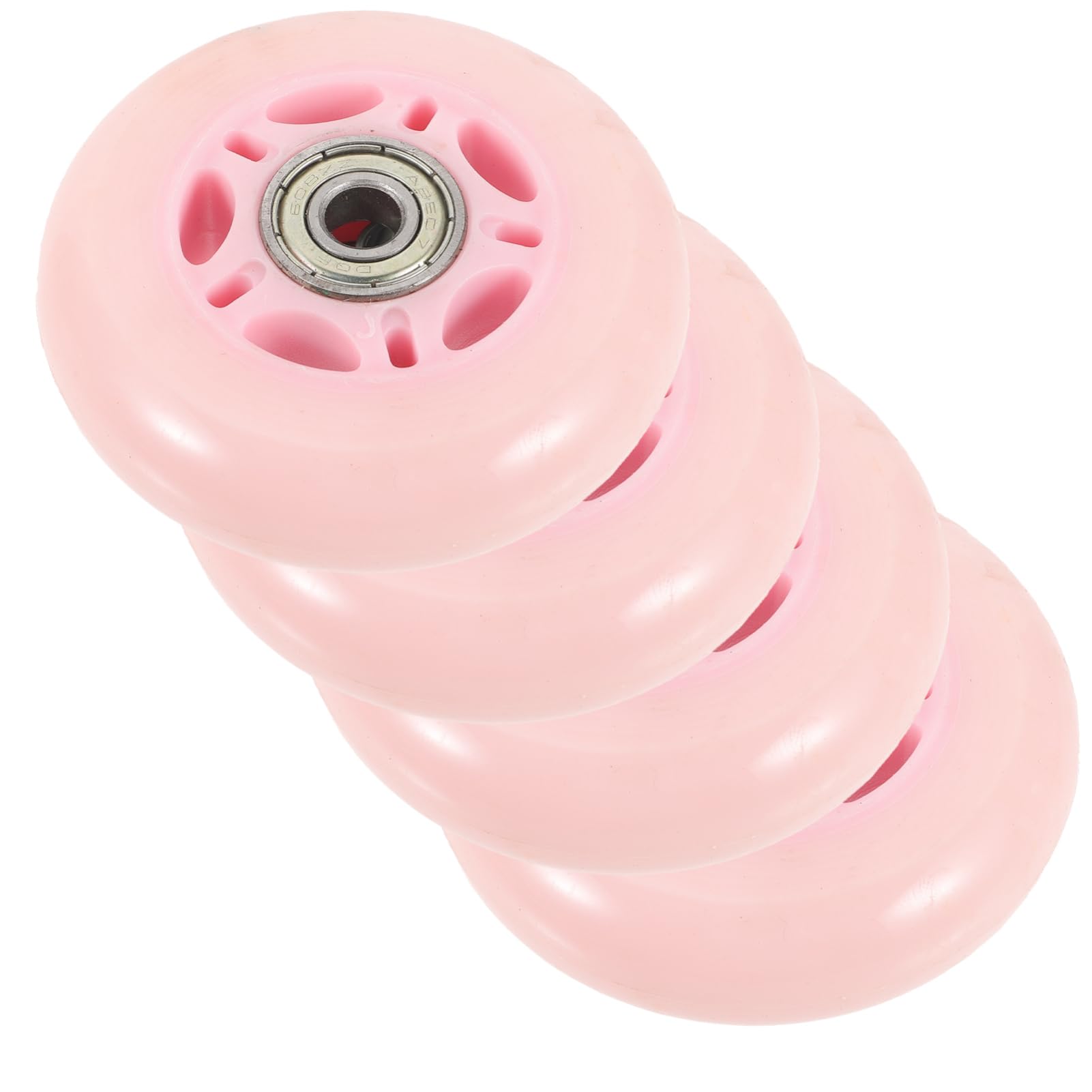 Toyvian 4Pcs PU Roller Skate Wheels Replacements Durable High Elasticity Roller Wheels for Smooth Performance Tile Easy to Install