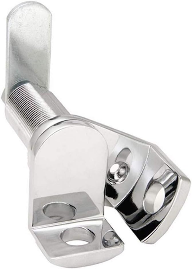 59020 Padlockable Cam Lock, 1-3/4 Inch Length, Chrome