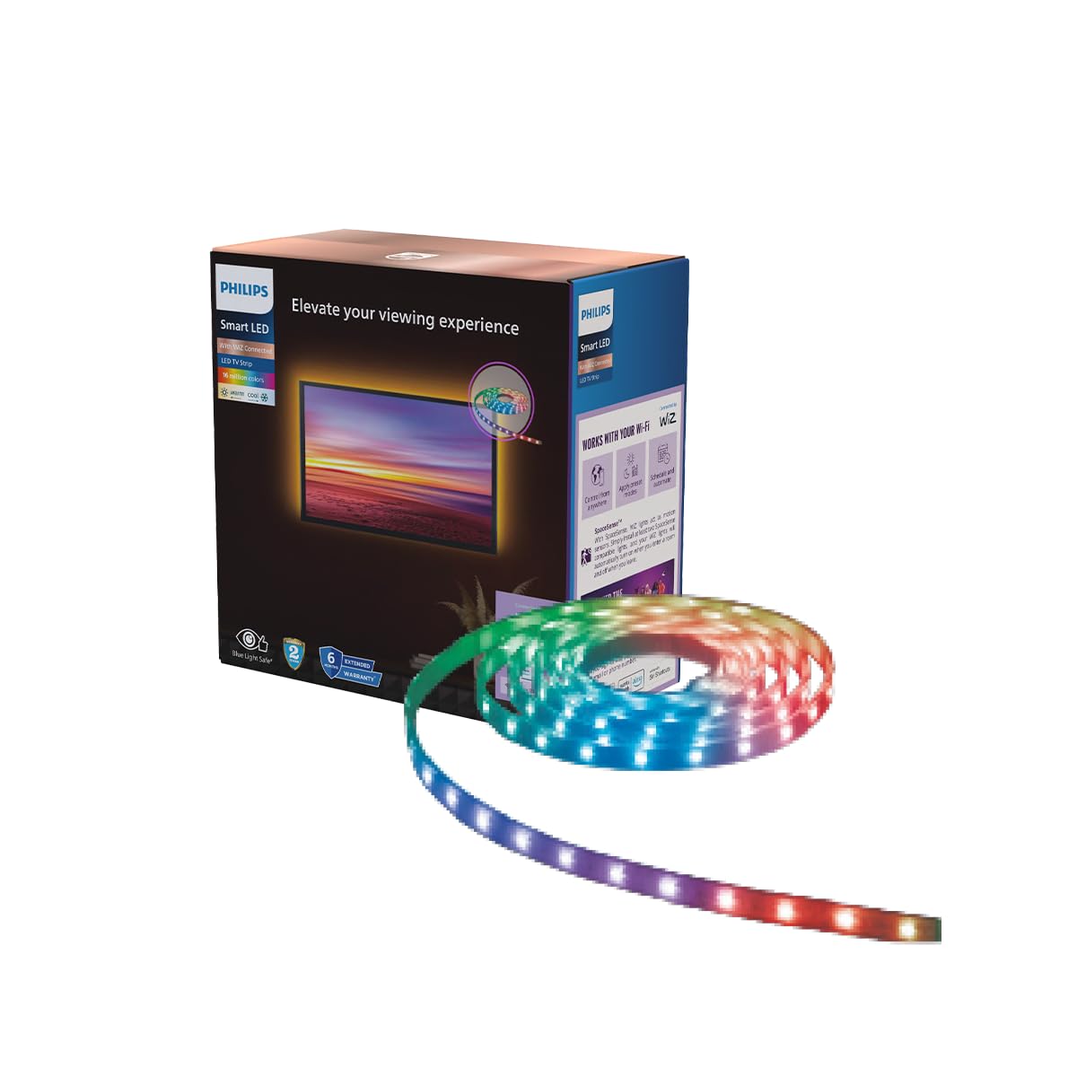 PHILIPS 5-Meter LED Strip Light With Driver | 60 LED Per Meter Strip Light For Ceiling | Wattage : 25W, Colour : Warm White | Pack of 1-picture-16