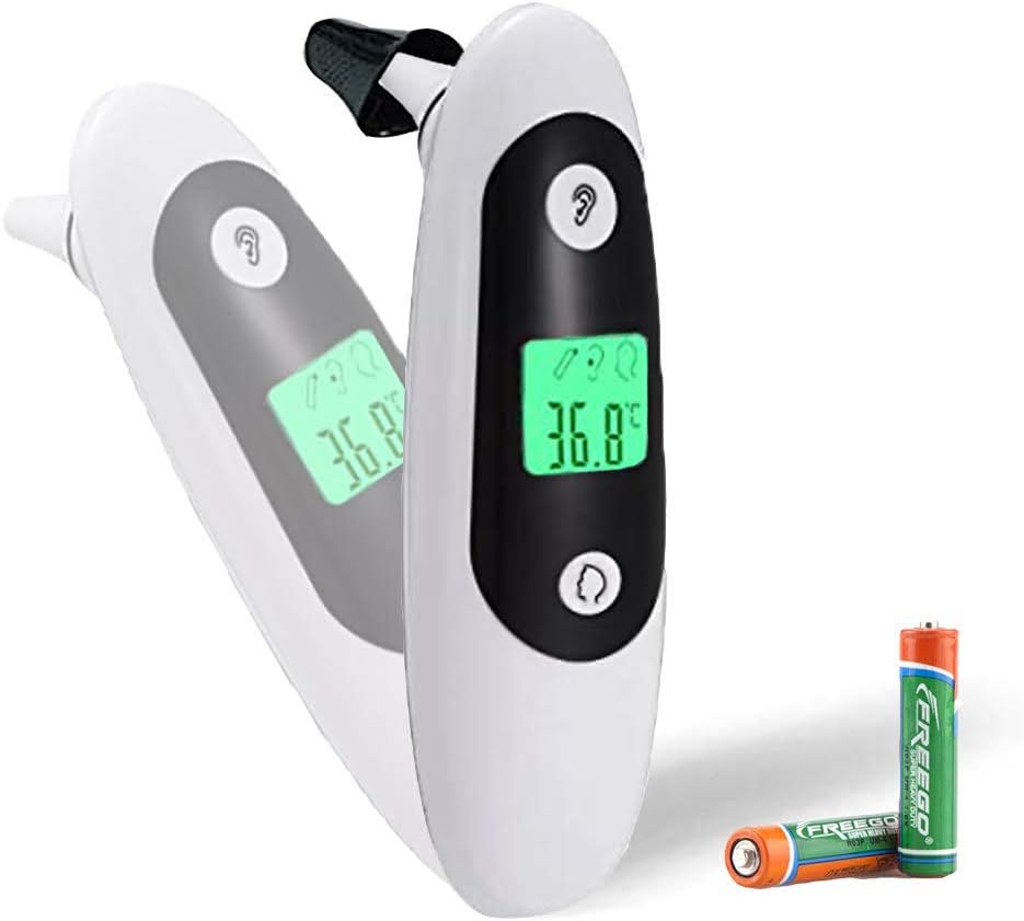 TSIG Ear Thermometer for Baby,Kids and Adults, Dual-Mode Design, Quick-One Button Operation and Ear Thermometer for Fever Digital Medical Infrared Forehead (1 Pack)