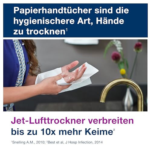 Tork Xpress Mini Spender für Multifold-Handtücher Weiß H2, Einzeltuchentnahme, Elevation Design, 552100