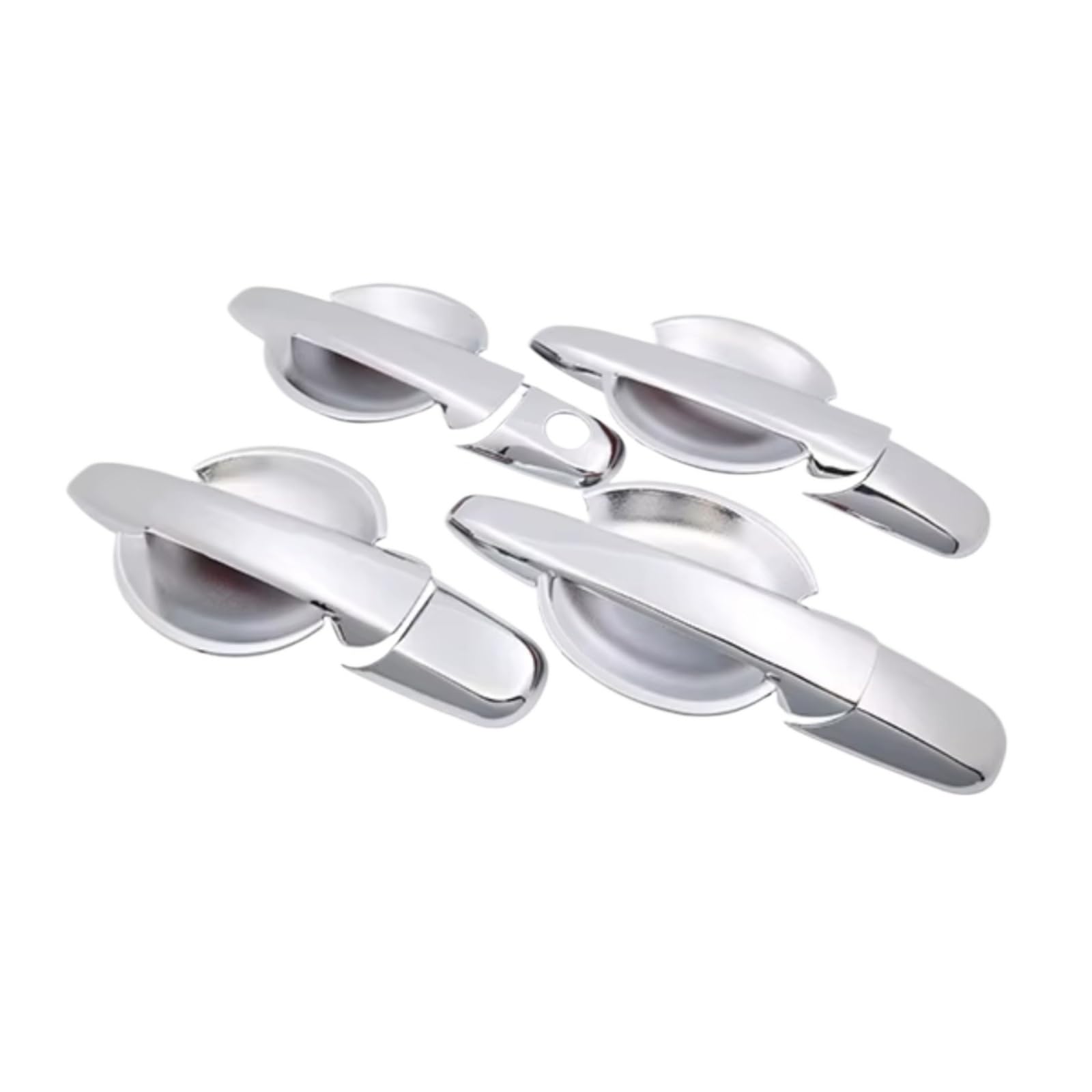 Qdzvalumv Handle Bowl 4 Door Car Door Handles Cover Shell Compatible With For Flex 2009-2019 Car Exterior Door Handle Cover Stickers Trim Set Replacement Parts(Handle Bowl 4 Door)