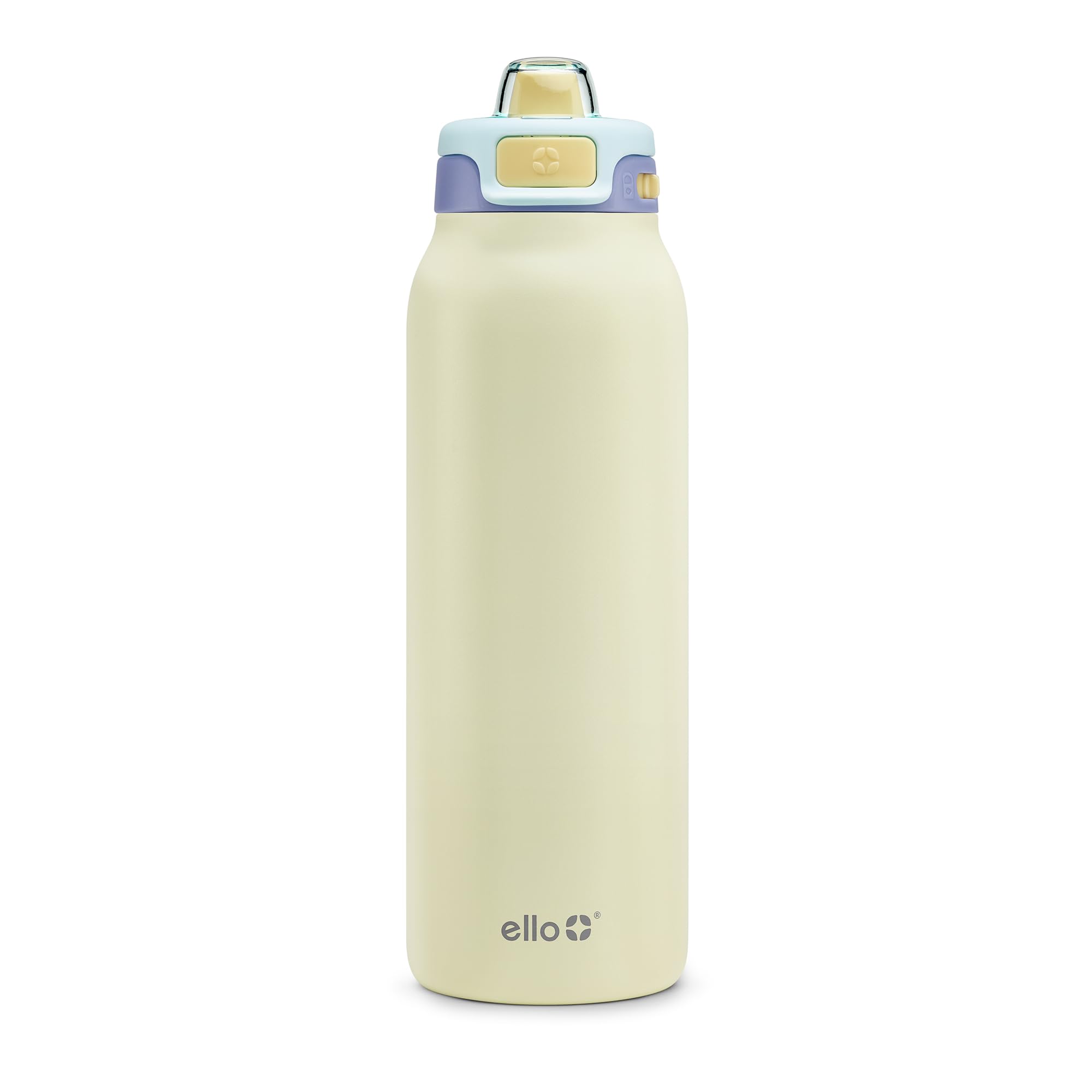 Ello Pop &amp; Fill 32oz Stainless Water Bottle, Sip or Chug, Fresh Dew