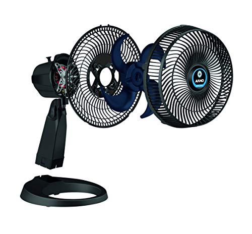 Ventilador Super Force Repelente, Arno, Preto/Azul, 110V