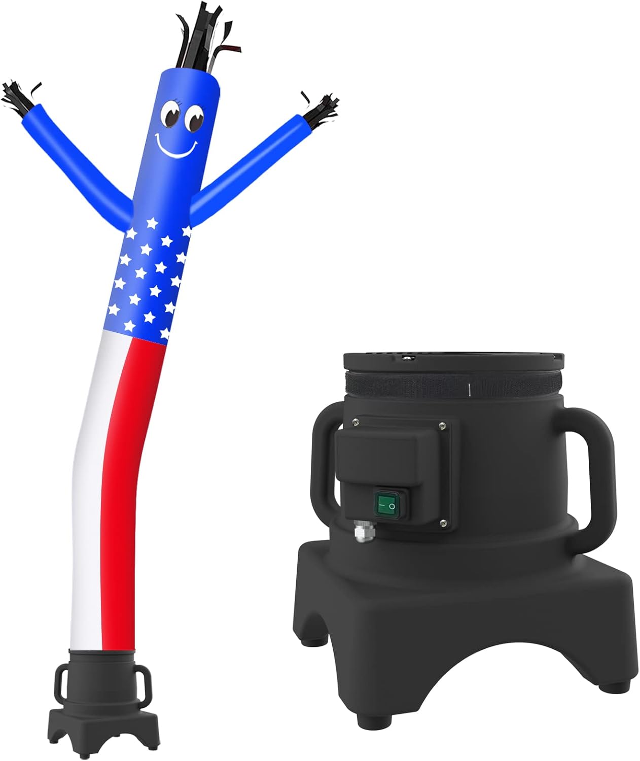 MOUNTO 8FT Fly Puppet Dancer with 1/3hp Blower Complete Set (USFLAG)