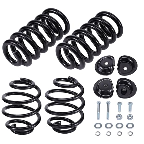 maXpeedingrods 3” Front & 5” Rear Lowering Coil Spring Kit for Chevy C10/GMC C15 1960-1972, Drop Kit