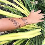 Vine Leaves (Set of 2) - Leaf Temporary Tattoo