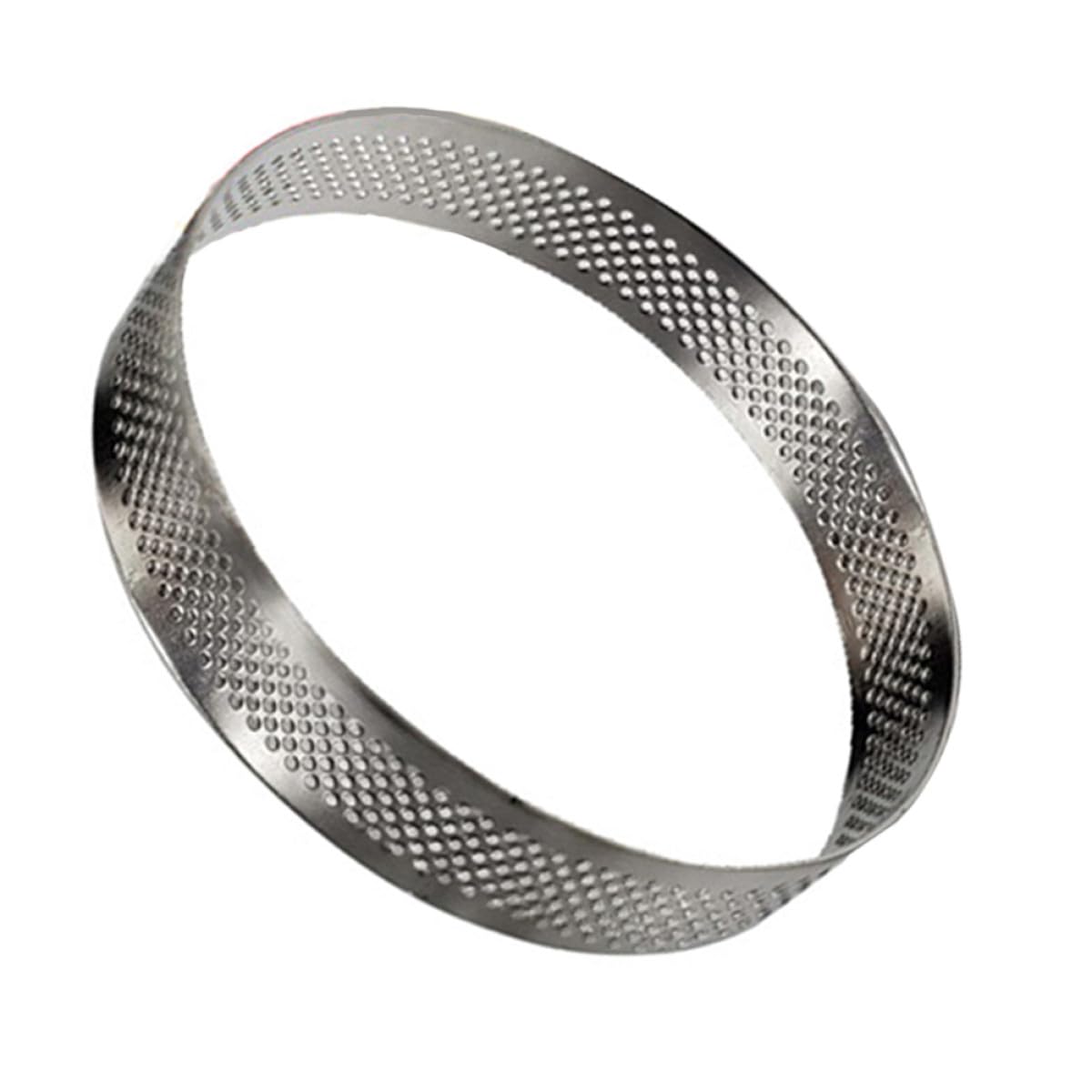 OFFIGAM Round Tart Ring Mold 6 Inch Stainless Steel Tarts Circle Non-Stick Cake Mold for Cakes Pies Mousse Cheesecakes Biscuits Home Baking Afternoon Tea Banquets and Family Dinners