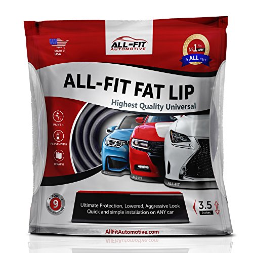 All-Fit Automotive Universal Lip Kit Complete Bumper Chin Spoiler 3.5 Inch, FLB30 All-Fit
