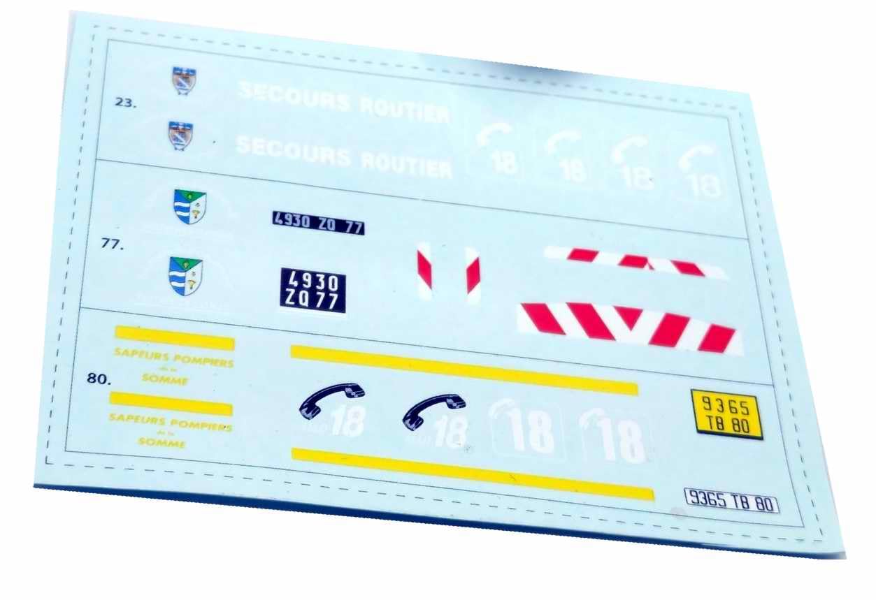 Odeon - Coche de colección Citroen C15 D bomberos de 1984 1/43 edición limitada 504 unids