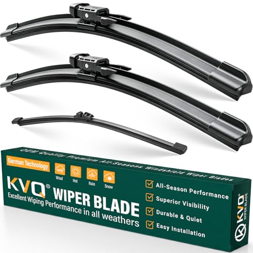 Image of Windshield Wiper Blades Replacement for Ford Explorer 2011-2017 2018 2019 2020 2021 2022 2023 2024,Original Equipment Replacement Front Rear Wiper Blade Set - 26 inch 22 inch 11 inch (Set of 3)